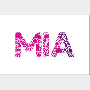 MIA NAME Posters and Art